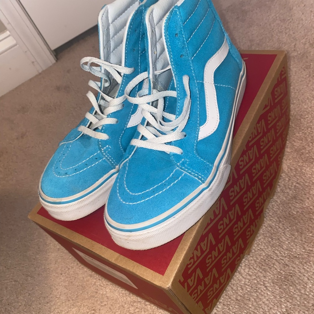 Vans Blue High-Top Sneakers